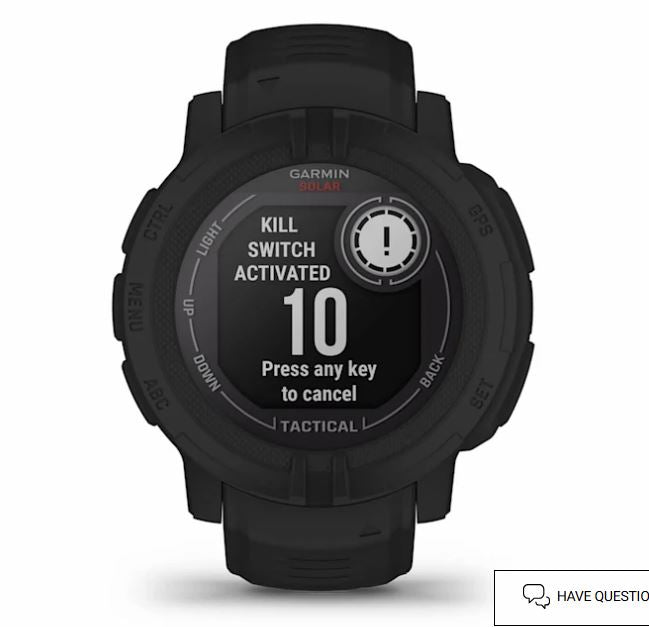 Instinct 2 Solar - Tactical Edition Black