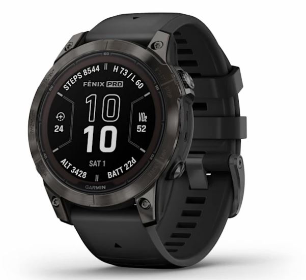 fenix® 7 Pro – Sapphire Solar Edition Carbon Gray DLC Titanium