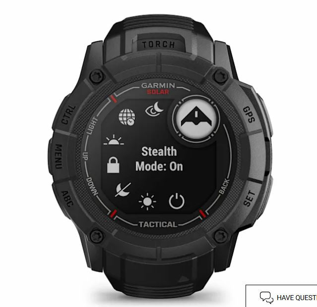 Instinct® 2X Solar - Tactical Edition Tactical Edition, Black