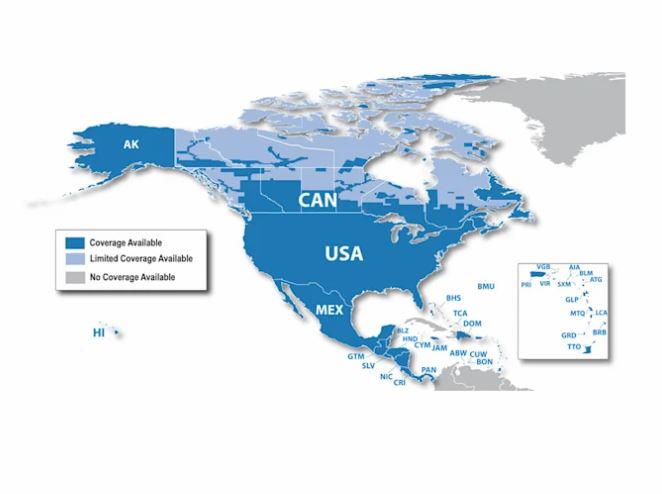 TopoActive North America microSD/SD card