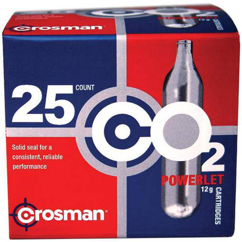 Crosman - Powerlet 12g CO2 Cartridges 25 Count