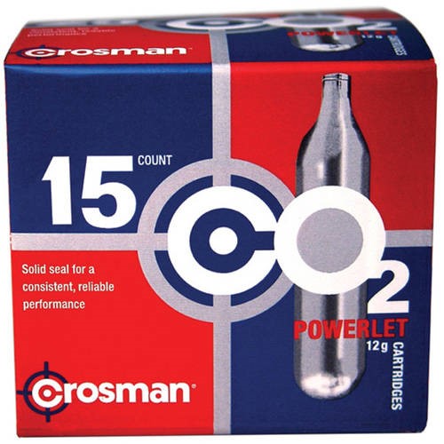 Crosman - Powerlet 12g CO2 Cartridges 15 Count
