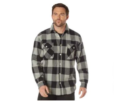 Rothco Extra Heavyweight Buffalo Plaid Flannel Shirt