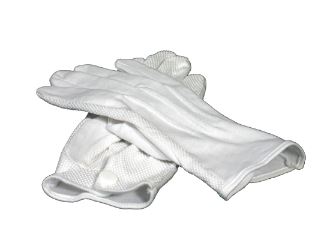 Pr White Parade Gloves Large