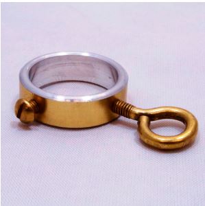 ALUM POLE RING 1 IN GOLD