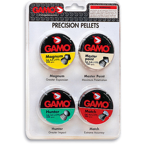Gamo COMBO PACK PERFORMANCE .177 CAL. (PBA, PBA ARMOR, RED FIRE, ROCKET)