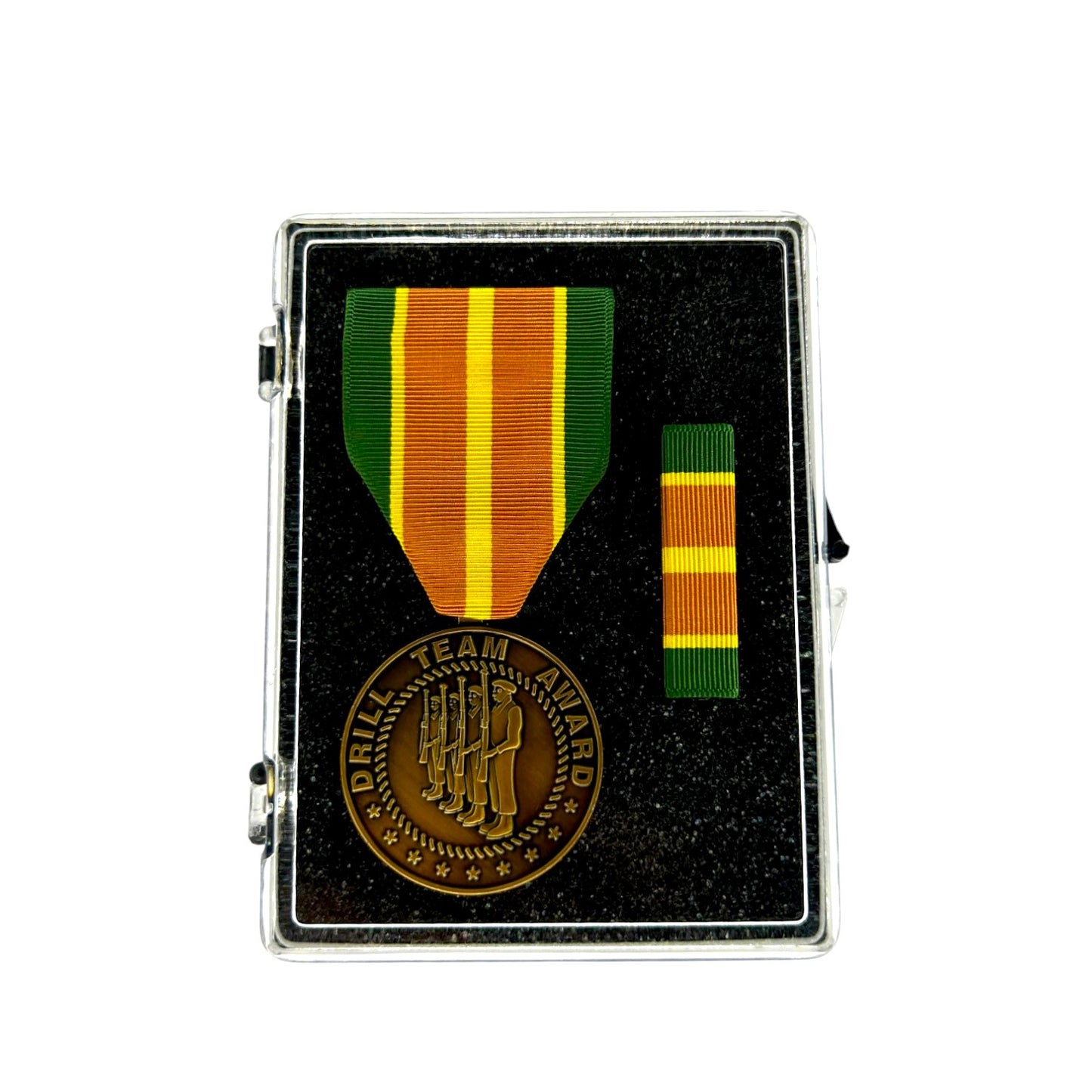 N-SERIES STOCK MEDAL SET -Drill Team Award Medal, Ribbon & Drape Set (N-3-4)