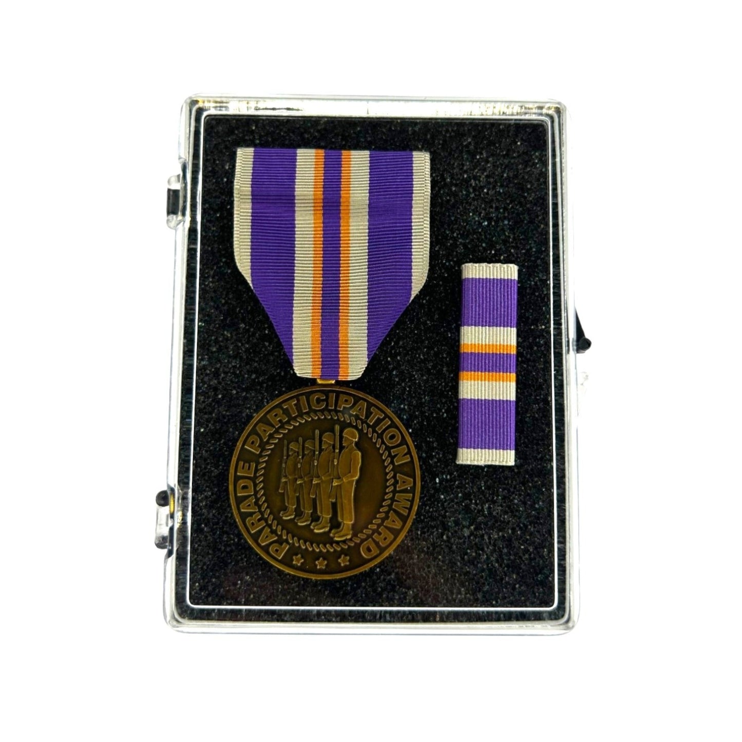 N-SERIES STOCK MEDAL SET -Parade Award Medal, Ribbon & Drape Set (N-4-1)