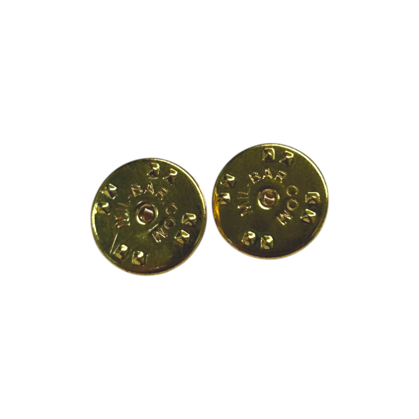 BRASS MILITARY CLUTCH-FASTENER(SOLD IN BAGS OF 100 EACH)