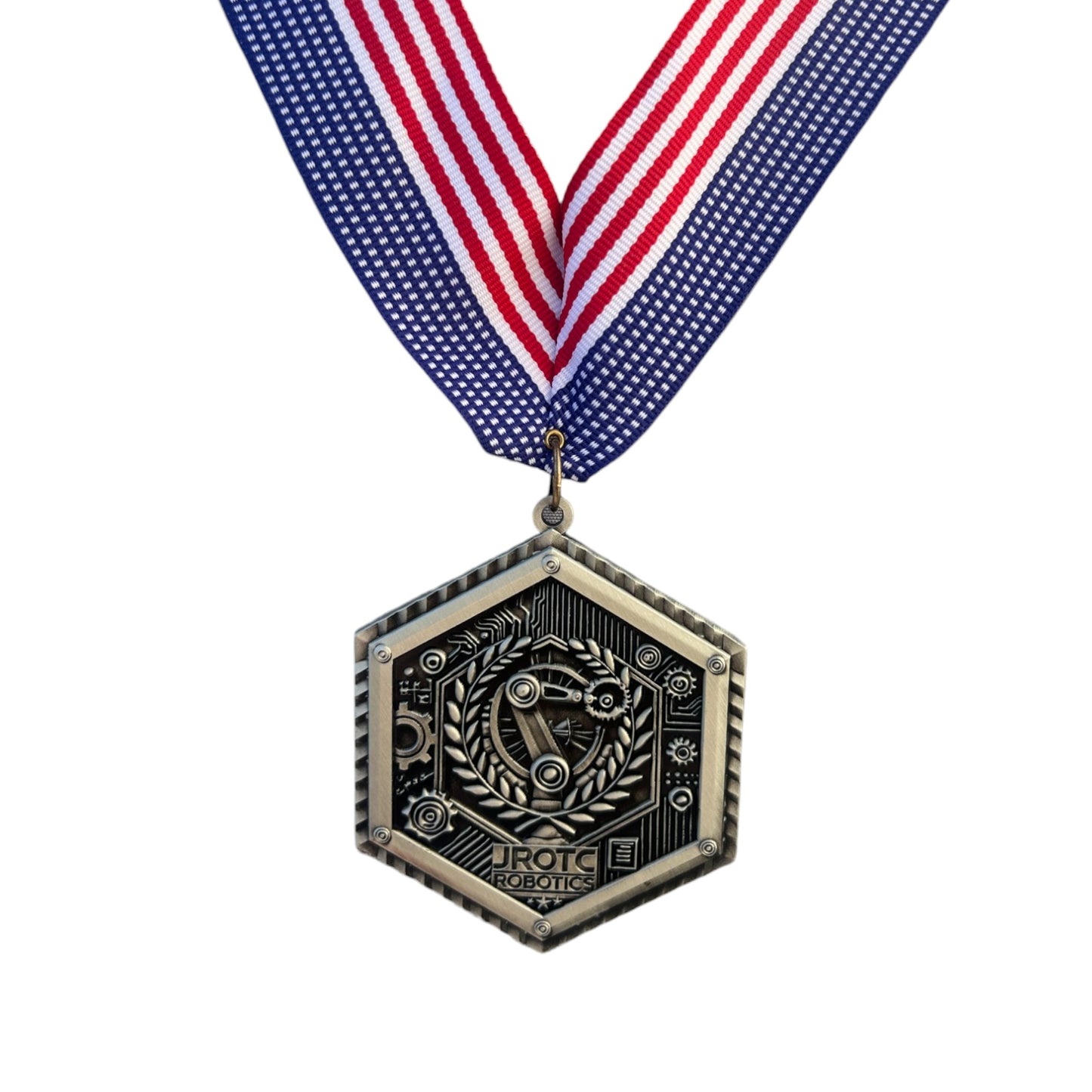 Robotics Team Medal W/ Neck Ribbon