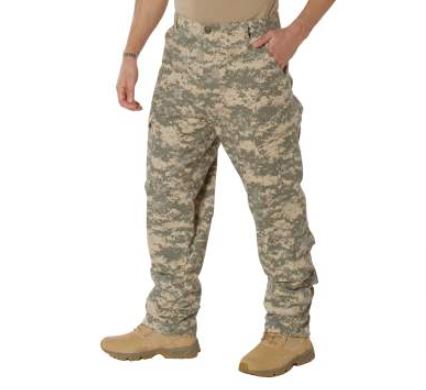Rothco Camo Combat Uniform Pants - ACU Digital