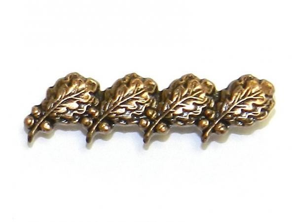 Ribbon Attachment- Bronze Oak Leaves