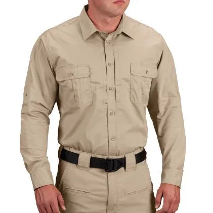Propper Kinetic Long Sleeve Shirt (Khaki)