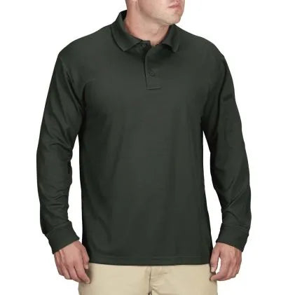 Propper Men's Uniform Polo - Long Sleeve Dark (Green)