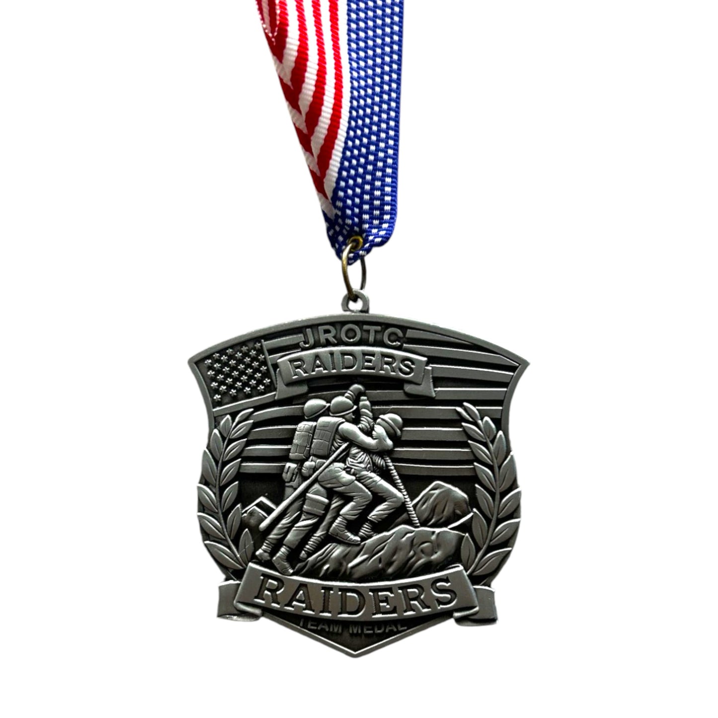 Raiders Team Medal W/ Neck Ribbon