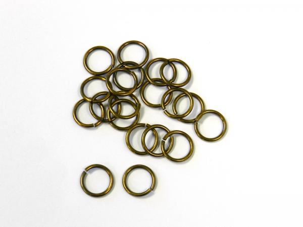 Jump Rings, 7/16 inch Bronze 20pk