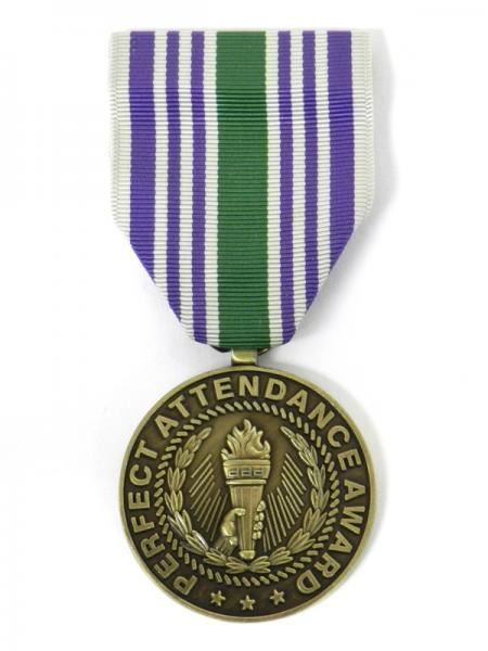 N-SERIES - Perfect Attendance Award Medal & Drape Set (N-1-4)