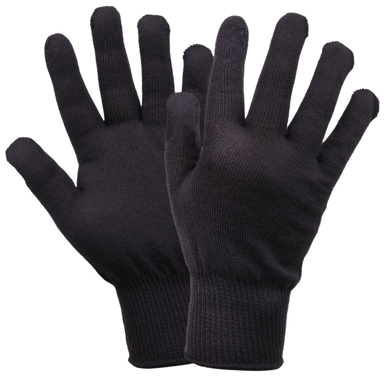Tactical G.I. Polypropylene Glove Liners - Black (5 Per Pack)