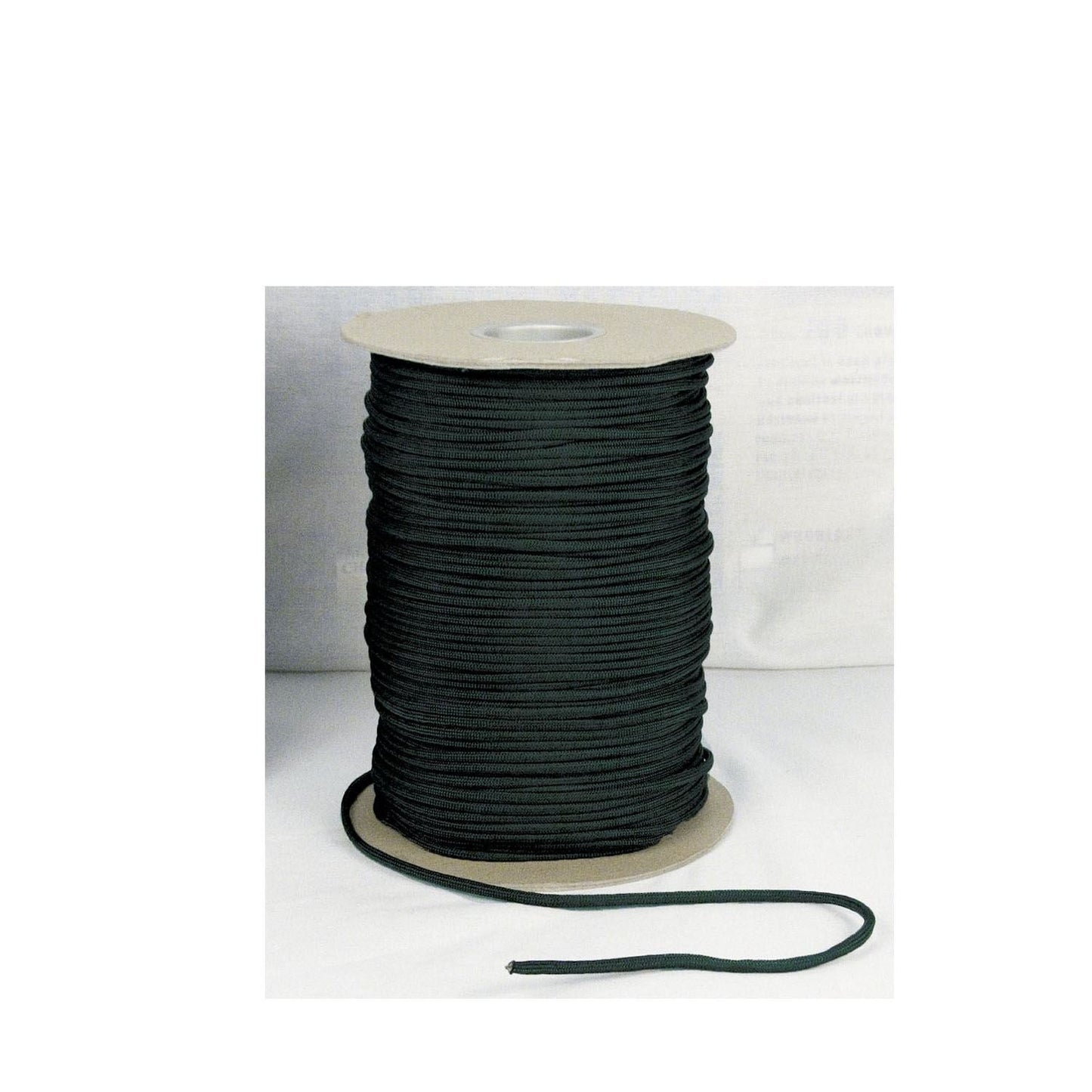 Nylon Paracord - Black 1000ft Spool Type III 550 lb.. 1 Ea.