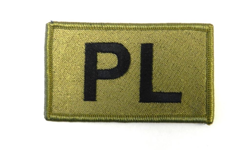 Leadership Patch 'PL' OCP w/ Hook Fastener
