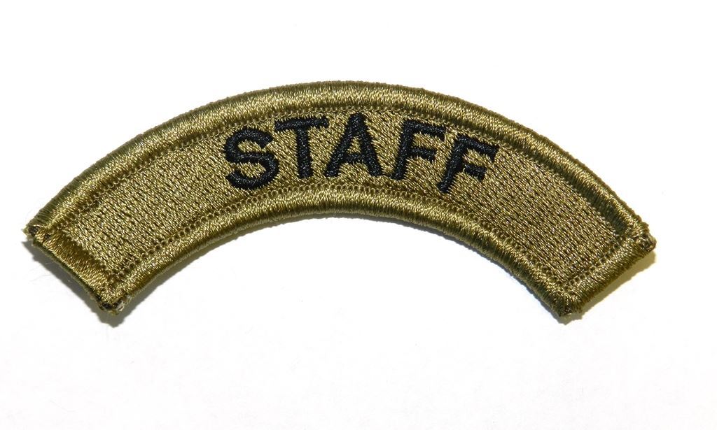Staff OCP Tab w/ Hook & Loop Fastener