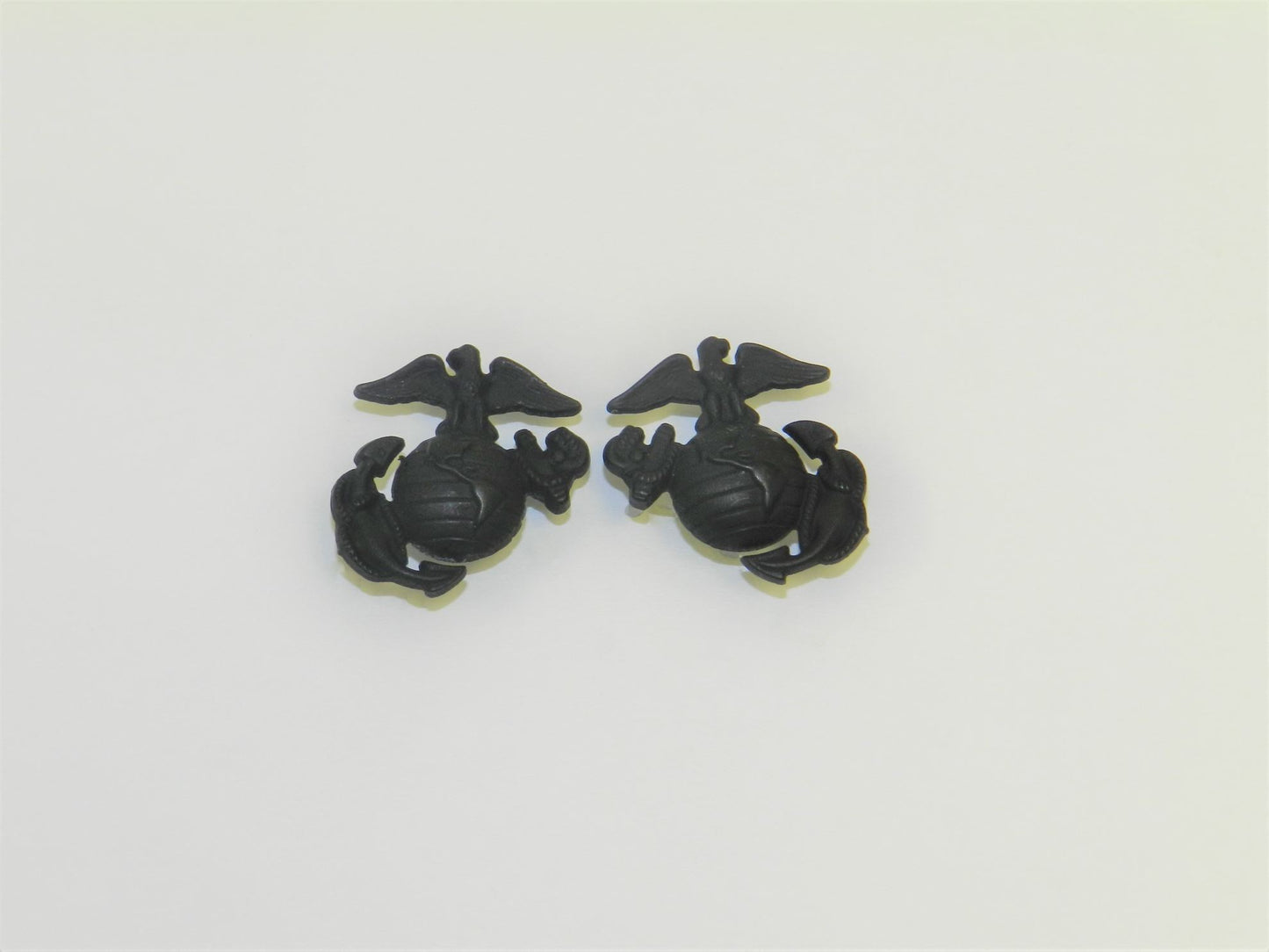 USMC Enlisted Collar Device, Subdued Black