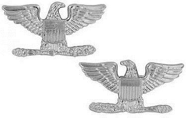 Colonel Insignia Color : Silver (5 per pack)