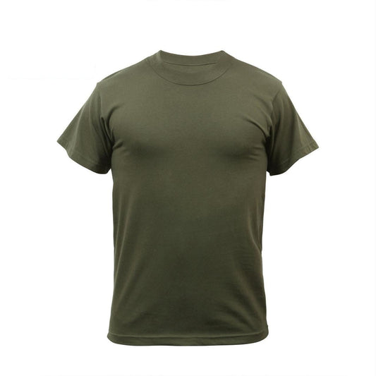 USMC Cotton Short Sleeve Tee, O.D. Green - Small (3pk)