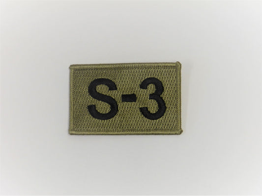 Leadership Patch 'S-3' OCP w/ Velcro