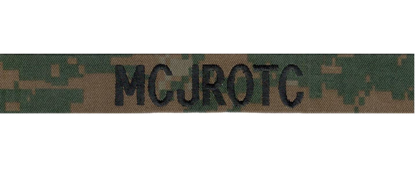 MCJROTC Nametape, Woodland, Sew-on