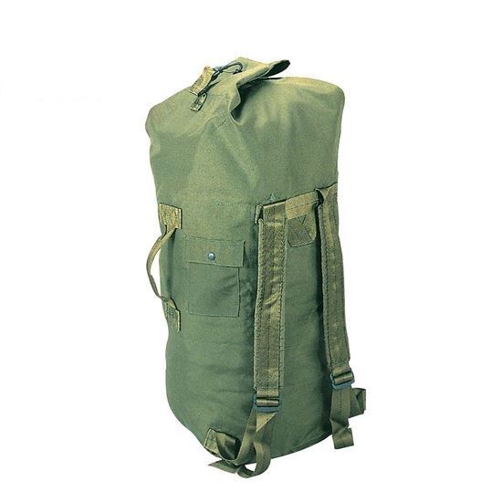 Tactical G.I. Type Enhanced Double Strap Duffle Bag - Olive Drab. 1 Ea.