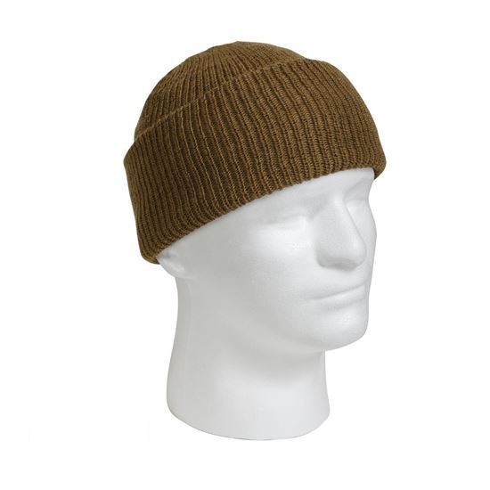 Tactical Genuine G.I. Wool Watch Cap Color : Coyote Brown (5 per pack)