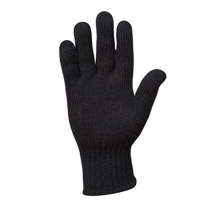 Tactical Glove Inserts, Cold Weather, Black, Size 5.   (5  per pack)