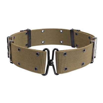 GI Style Pistol Belt With Metal Buckles - Olive Drab/ Large ( 5 per pack.)