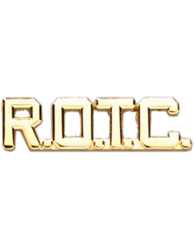 Insignia, R.O.T.C. Collar Device - Bright Gold
