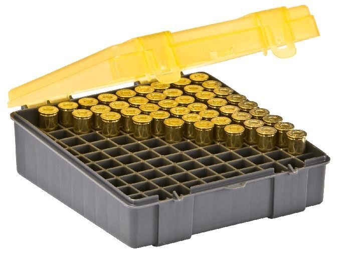 100-Count Handgun Ammo Case - .41 Special, Dark Gray/Amber, Model # 122600