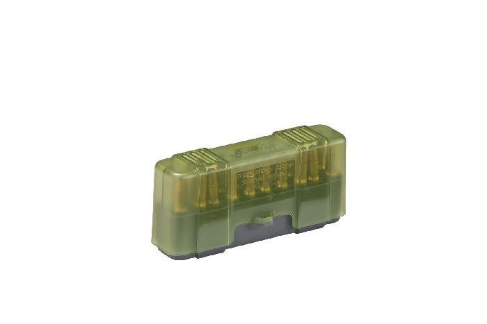 20-Count Rifle Ammo Case, .22-50, OD Green/Transparent Green, Model # 122820