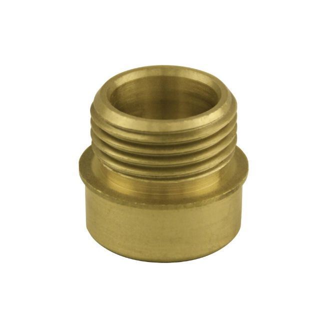 Brass Flag Pole Ornament Adapter for 1-1/8" Aluminum Pole