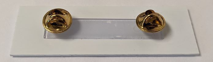 ARMY Black Nameplate Engraved - Pebble Finish (1" x 3")