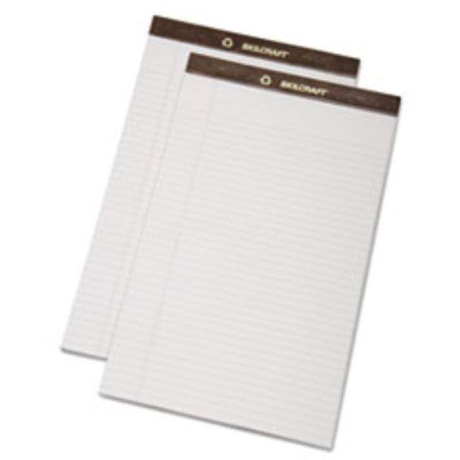 LEGAL PAD, DOUBLE LINE MARGIN, 8 1/2 X 14, WHITE, 50 SHEETS (5 DOZEN PER PACK)