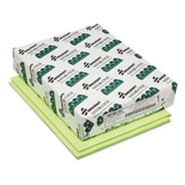 NEON COLORED COPY PAPER, LTR, NEON GREEN, 500 SHTS PER REAM (5 REAMS PER PACK)