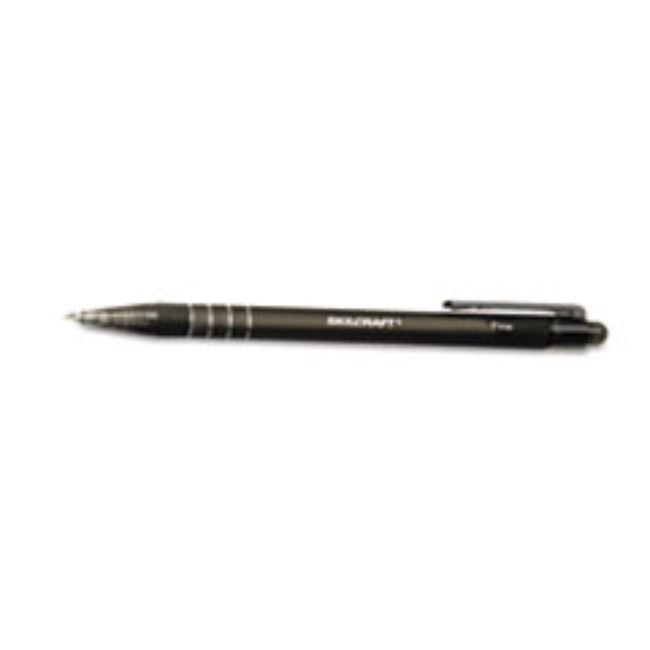 CLEAN CLICK BALLPOINT PEN, BLACK INK, FINE (5 DOZEN PER PACK)