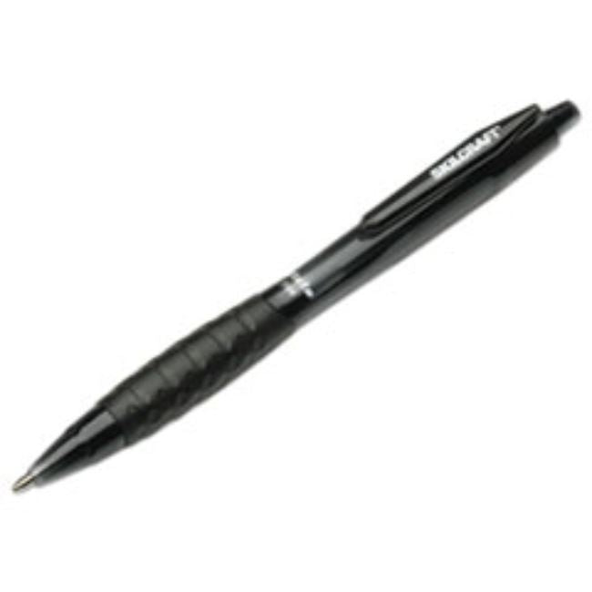 VISTA BALLPOINT RETRACTABLE PEN, BLACK INK, FINE (5 DOZEN PER PACK)