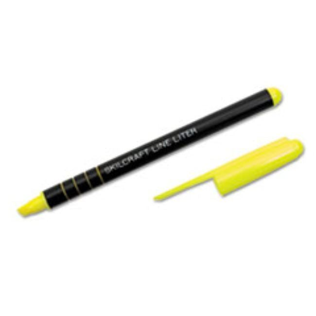 LINE LITER HIGHLIGHTER, POCKET, CHISEL TIP, YELLOW (5 DOZEN PER PACK)