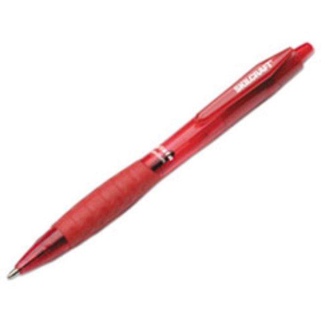 VISTA BALLPOINT RETRACTABLE PEN, RED INK, MEDIUM (5 DOZEN PER PACK)