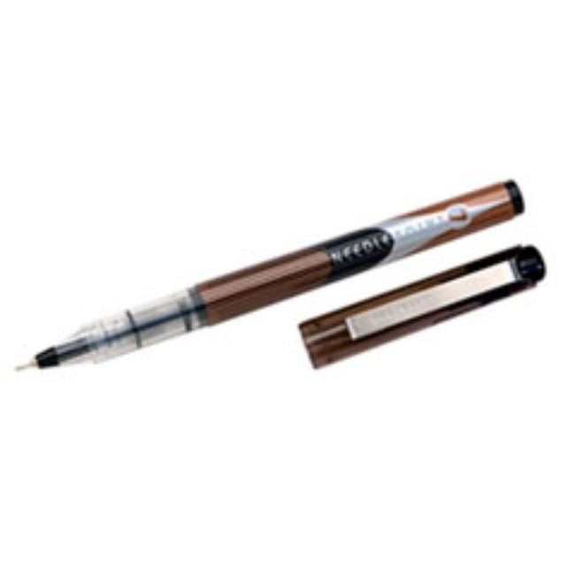 LIQUID MAGNUS INK ROLLER BALL STICK PEN, BLACK INK, NEEDLE (5 DOZEN PER PACK)