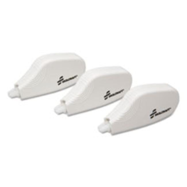 CORRECTION TAPE, NON-REFILLABLE MINI DISPENSER, WHITE (5 PACK)