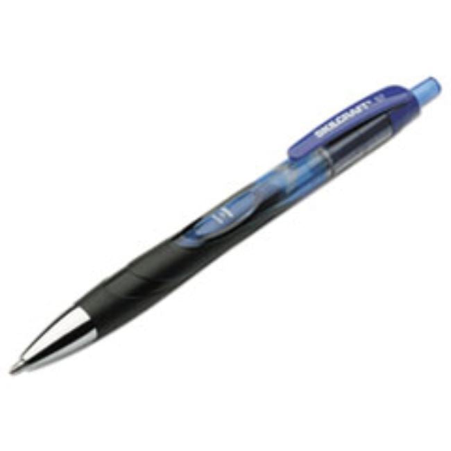 VISTA SECURE ROLLER BALL RETRACTABLE GEL PEN, BLU, MED, 3CT/BX (10 PER PACK)