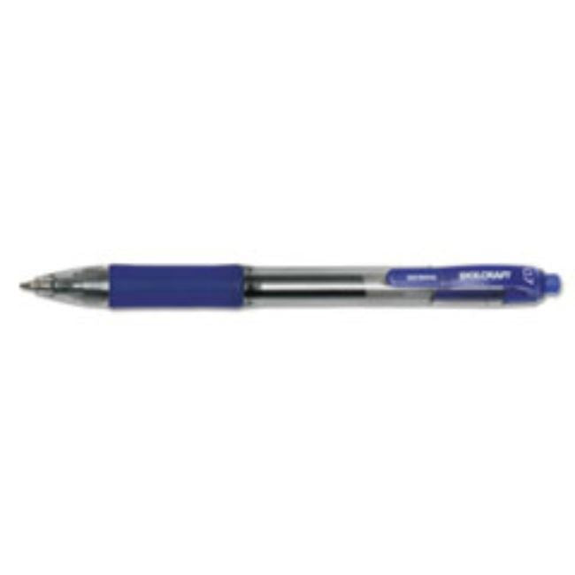 RETRACTABLE GEL PEN, MEDIUM POINT, BLUE, (5 DOZEN PER PACK)