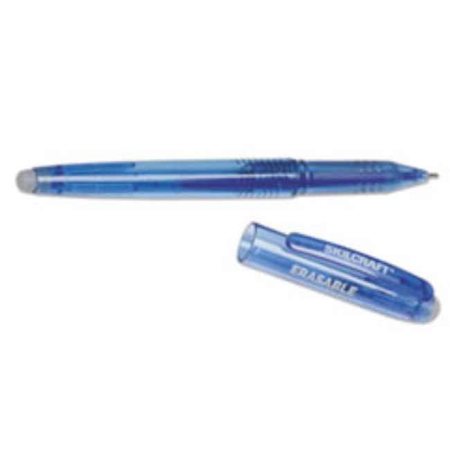 ERASABLE RE-WRITE GEL STICK PEN, MED, BLUE, 0.7 MM, (5 DOZEN PER PACK)